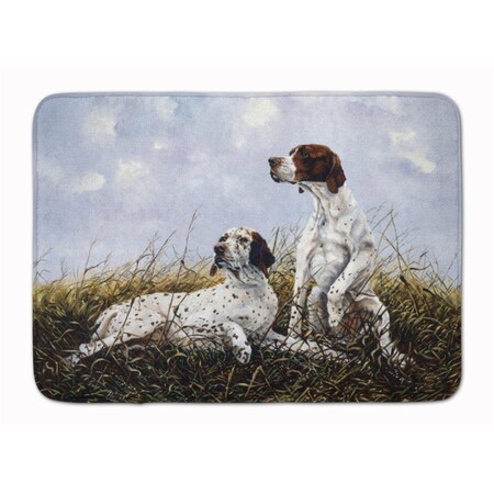 Carolines Treasures English Pointer by Michael Herring Machine Washable Memory Foam Mat HMHE0011RUG